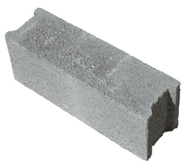 Bloc béton à maçonner Plein 50x20 cm Ep 15cm